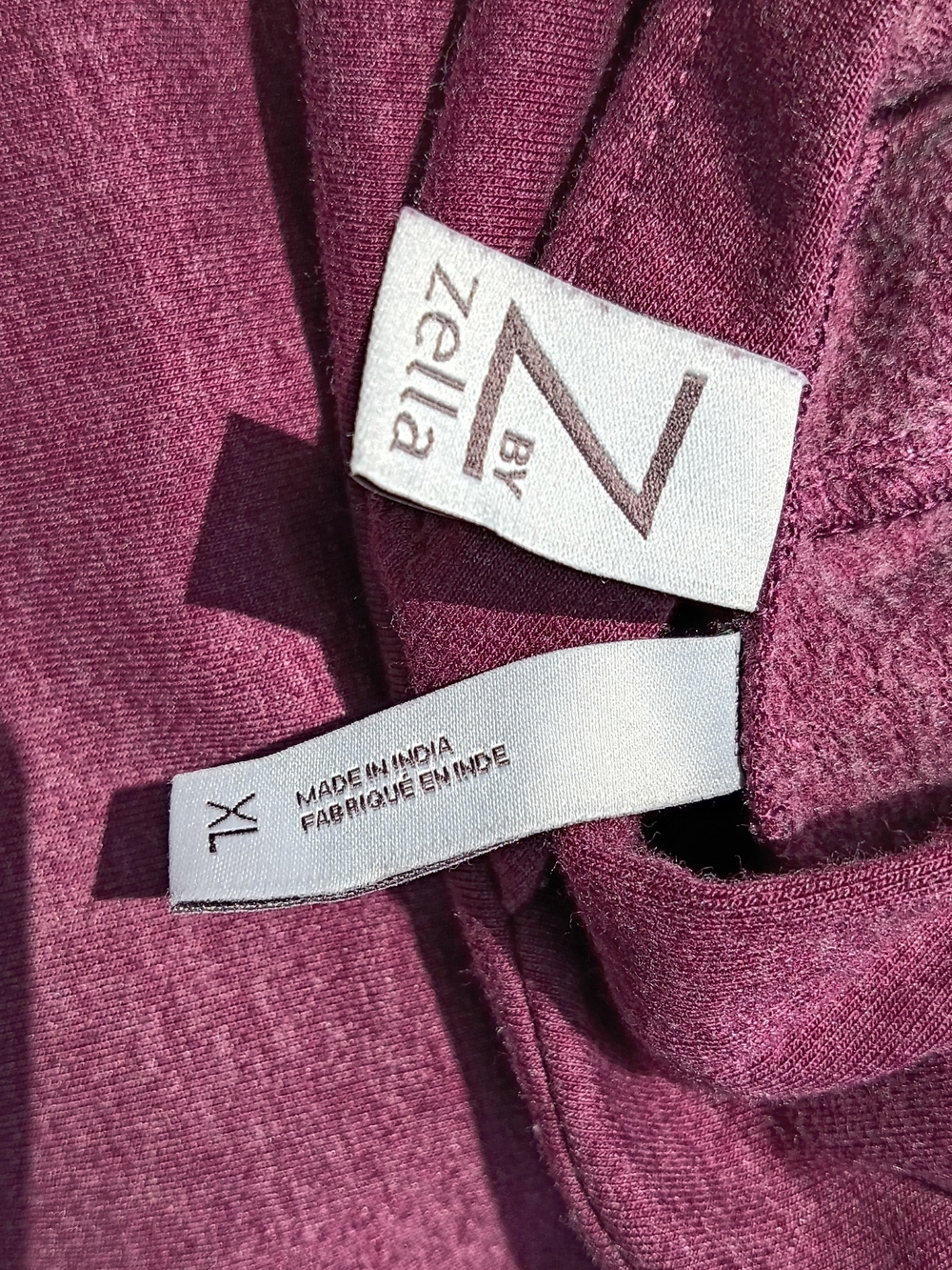 Cozy Plum Tunic Hoodie XL Soft Fleece Lined Lounge Athleisure Travel Sweatshirt - Picture 2 of 10